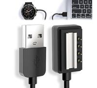 Chargeur USB Universel pour Montres Suunto - Socle de Chargement Haute Vitesse avec Câble 100cm | Compatible Spartan Ultra HR, Sport Wrist HR, Suunto 9, D5, EON Core | Protection Surtension
