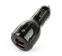 Chargeur Usb Universel Pour Voiture, Double Port, Prise De Charge Rapide Qc 3.0 3.1a, Adaptateur D'alimentation Pour Tablettes Mobiles
