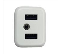 Chargeur USB Voiture Compatible Avec Cadillac Pour ATS CT6 Pour Escalade 2016 2017 2018 Pour CTS 2014 2015 2016 2017 Interface De Panneau De Prise USB Double Voiture 13509943