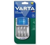Chargeur - VARTA - LCD Charger 2/4 Piles - Adaptateur 12 V - Écran LCD - Rechargeable