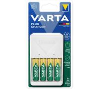 Chargeur Varta Plug avec 4 piles AA 2100mAh