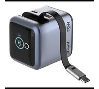 Verbatim Mini GaN Charger 70W with Display and USB-C Cable