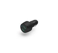Hama Chargeur allume-cigare USB-C 45W – PD + QC3.0, 2 ports, pour iPhone Samsung MacBook, noir