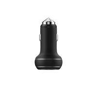 Chargeur voiture 2,4 A Devia Thor Dual USB True Black - Marteau d'urgence