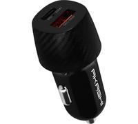 chargeur voiture 20W 2x USB QC 3.0 + 1x USB-C Power Delivery, Akashi - Noir