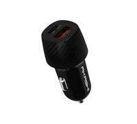 Akashi Chargeur Voiture 20W Double Sortie USB QC 3.0 + USB-C Power Delivery Noir