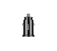 Baseus Chargeur de voiture Allume-cigare 2x USB Noir