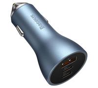 Chargeur Voiture 65 W Golden Contractor Pro 3x USB + 2x USB-C - Bleu clair
