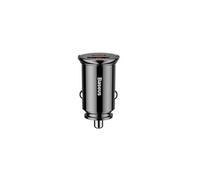 Chargeur voiture Allume-cigare 30W USB et USB-C Quick Charge Compact Noir