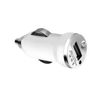 Chargeur Voiture Allume-Cigare - AVIZAR - Universel - Blanc - Port USB - LED