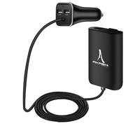 Chargeur Voiture Allume-cigare HUB Extensible 7.3A / 4 Ports USB - Akashi