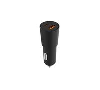Chargeur Voiture Allume-cigare PD USB-C 20W - QC 3.0 USB-A 18 W Noir