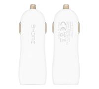 Chargeur Voiture Allume cigare Prise USB 1A Universel Blanc