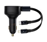 Baseus Enjoyment Smartphone Noir Allume-cigare Charge rapide Auto