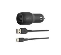 CHARGE USB-A-Kfz-Ladegerät (24 W) + USB-A/USB-C Kabel Neuf dans son emballage d'origine noir
