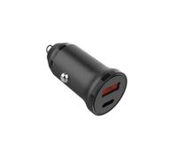 Chargeur Voiture Compact Et Rapide Double Usb : Usb-a 18w Qc + Usb-c 30w Power Delivery