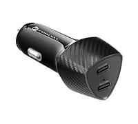 Chargeur Voiture Double USB-C 40W Power Delivery Elégant Carbone Forcell Carbone