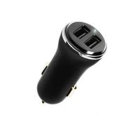 Chargeur voiture Dual Supertouch 2x USB-A avec câble de type USB-C Noir