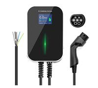 Chargeur Voiture Electrique, 16A 3Phase EVSE Wall box 11KW EV Charger Station de charge for véhicule électrique avec câble de type 2 62196-2