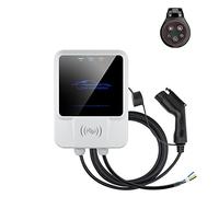 Chargeur Voiture Electrique, Chargeur EV Type 1 12KW 50A 240V 1 phase borne de recharge for véhicule électrique Wallbox avec prise J1772 for voitures EV(32A 7KW 1Phase)