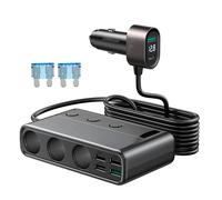 Chargeur de voiture - JOYROOM - JR-CL06 - 3 prises allume-cigare - 5 ports USB - Charge rapide 145W