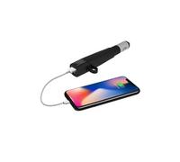 Chargeur voiture Micro-USB Powerbank 2600mAh USB Rotatif L style - Noir