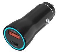 Chargeur Voiture Rapide pour iPhone 14/14 PLUS/14 PRO/13/13 PRO/MAX/12/11/SE/XR/X/8/7/6 Allume cigare port USB USBC Phonillico®