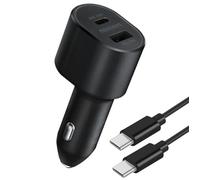 Chargeur Voiture - Samsung - 60W - USB-C Super Fast Charging - Quick Charge - Noir