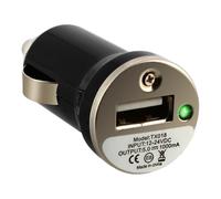Chargeur voiture Smartphone Allume-cigare Port USB Indicateur LED - Noir