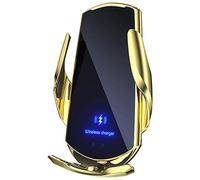 Chargeur Voiture Support Téléphone Voiture Chargeur pour DS3 / DS3 Crossback / DS4 / DS5 / DS7 / DS7 Crossback / DS9, 15w Charge Aans Fil Support de Voiture,C Gold