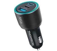 CHARGEUR DE VOITURE THOMSON 12/24V 2 USB-C PD 65W + PD 30W + QC 3.0 18W (Total