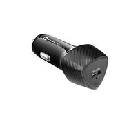 Chargeur Voiture USB-C 20W Power Delivery Charge Rapide Forcell Noir Carbone