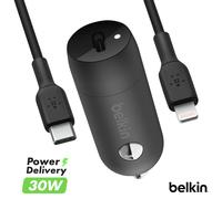 Belkin BOOST CHARGE adaptateur d'alimentation pour voiture - 24 pin USB-C - 30 Watt