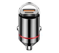 Chargeur Voiture USB C Allume Cigare USB c Accessoire Voiture,30W PD&QC Ultra Compact Chargeur Allume Cigare USB Rapide Adaptateur Allume Cigare Secteur pour iPhone iPad Samsung Huawei