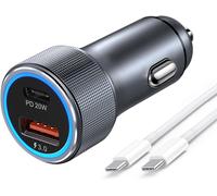 Chargeur Voiture Usb C, Avatcen 36w Allume Cigare Usb C Chargeurs Pour Automobile Et Câble Usb C Vers Usb C 1.2m Para S23 S22 S21 S20, Huawei,Xiaomi, Pixel, Chargeur Voiture Usb C Rapide