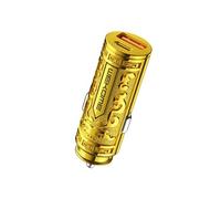 Chargeur Voiture WP-C37 Fast Charging 20W USB et USB-C Sakin Series Wekome Dorée