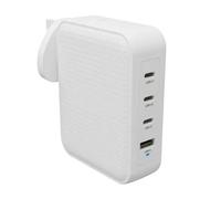 Hyper Chargeur secteur HJ1001WHWWGL 140W 4 ports (3x USB‑C, 1x USB‑A) PD 3.1 QC 3.0 GaN Blanc