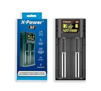 Chargeur X Power pour 2 accus 18650/20700/21700 - Chargeur S2 - XPower - Recharge USB