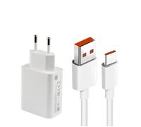 Chargeur - XIAOMI - 33W - Charge rapide - Protection contre surtensions - Câble USB C inclus