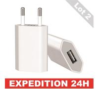Chargeur - ZISONIX - Lot de 2 - 5V 1A - Charge rapide