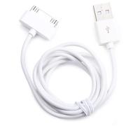 Chargeurs,Chérie 30 broches USB Date câble chargeur de fil pour iphone 4 s 4 s 3GS 3G iPad 1 2 3 iPod Nano itouch - Type WHITE-1m