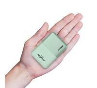 Chargeurs de batterie externe portable 10 000 mAh, haute capacité, 2,4 A, 2 ports avec USB de type C, compatible avec iPhone, Samsung, Android, Nintendo Switch et tablettes (vert)