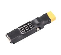 Chargeurs de batterie portables avec fonction testeur de tension, indicateurs de sortie USB pour T/60 connecteurs USB inspecteur de potentiel de batterie