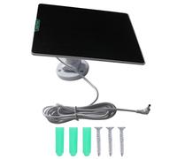 Chargeurs d'énergie solaire toutes saisons 5 W 5 V avec connecteurs DC3,5 pour caméras extérieures, surfaces en PET, anneaux de revêtement, projecteurs, chargeur solaire ETFE