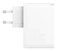 Baseus Chargeur pour téléphone mobile GaN5 Pro CCGP090202 Type-C+USB 100W Blanc