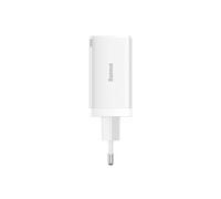 Chargeurs pour téléphone mobile BASEUS GaN5 Pro CCGP120202 2*Type-C+USB 65W blanc