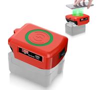 Chargeurs sans fil de téléphone portable pour batteries Einhell 18 V, station de charge de téléphone portable 15 W pour Air Pods pour iPhone pour Sam Sung, avec adaptateur de charge USB et de type C