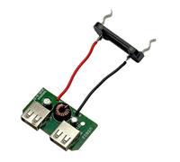 Chargeurs USB doubles compacts pour batterie 16, 8 V, module de chargement USB avec marqueurs de polarité rouge et, appareil de téléphone