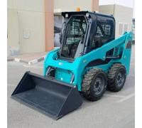 Chargeuse compacte hydraulique de chantier | Chargeur hydraulique compact pour la construction, l'aménagement paysager, les travaux agricoles, la manutention et