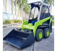 Chargeuse compacte hydraulique pour manutention de matériaux | Machine de construction polyvalente pour le levage, le chargement, le transport, le nivellement, l'aménagement paysager et